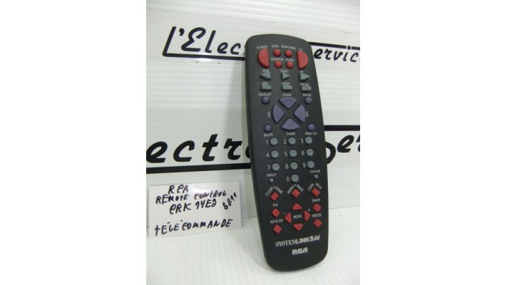RCA CRK74E2 used remote control .